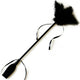 Secretplay - Black Whip And Feather For Sensual Play