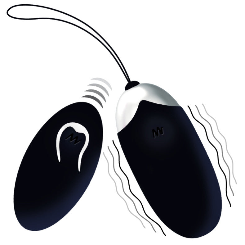 Intense – Remote Controlled Vibrating Egg In Black