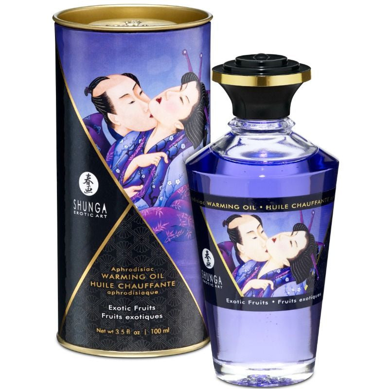 Shunga – Exotic Fruit Flavored Massage Oil Warm Effect