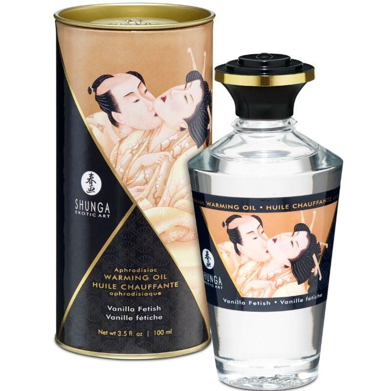 Shunga - Spicy Vanilla – Massage Oil With A Warm Effect