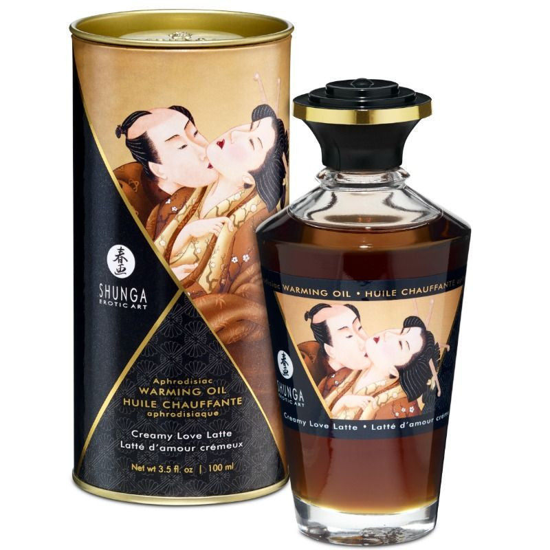 Shunga – Coffee-flavored Warming Massage Oil 100 Ml