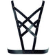 Bijoux Indiscrets - Black Crisscrossed Harness With Neck