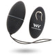 Womanvibe Alsan – Remote Control Egg Vibrator Made Of Black Silicone