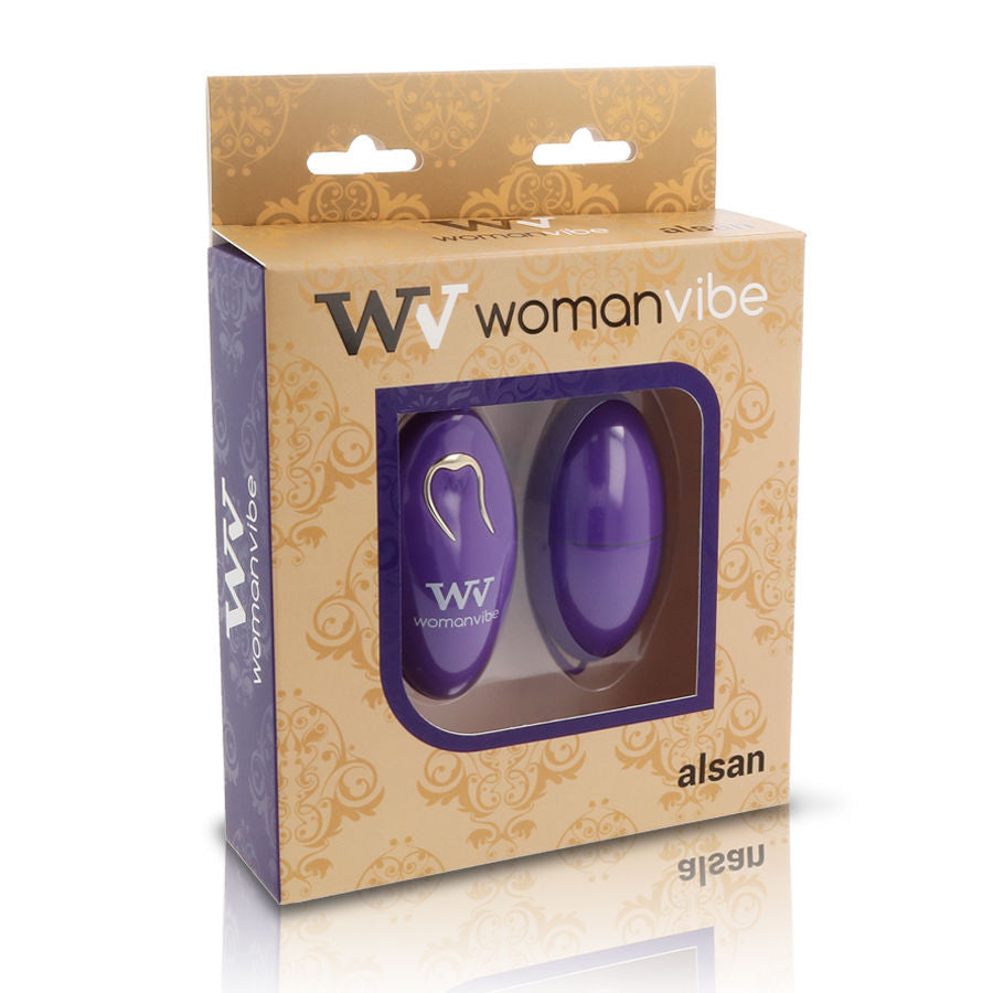 Womanvibe – Remote Control Egg Vibrator In Black Silicone
