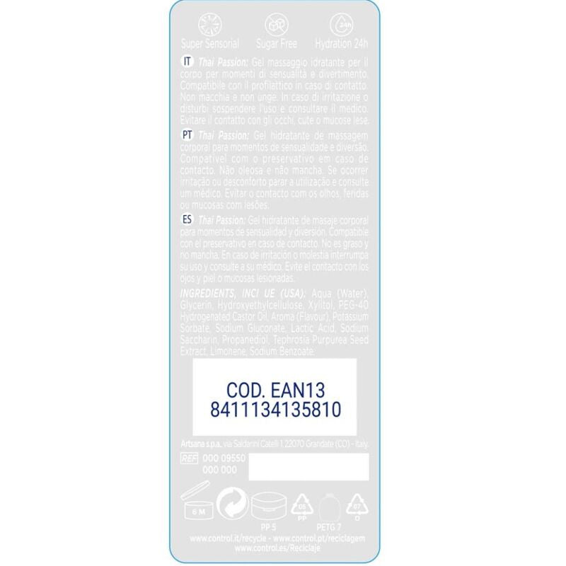 Control – 2 In 1 Massage And Pleasure Oil 200 Ml