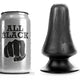 All Black – Premium Anal Dildo 12 Cm