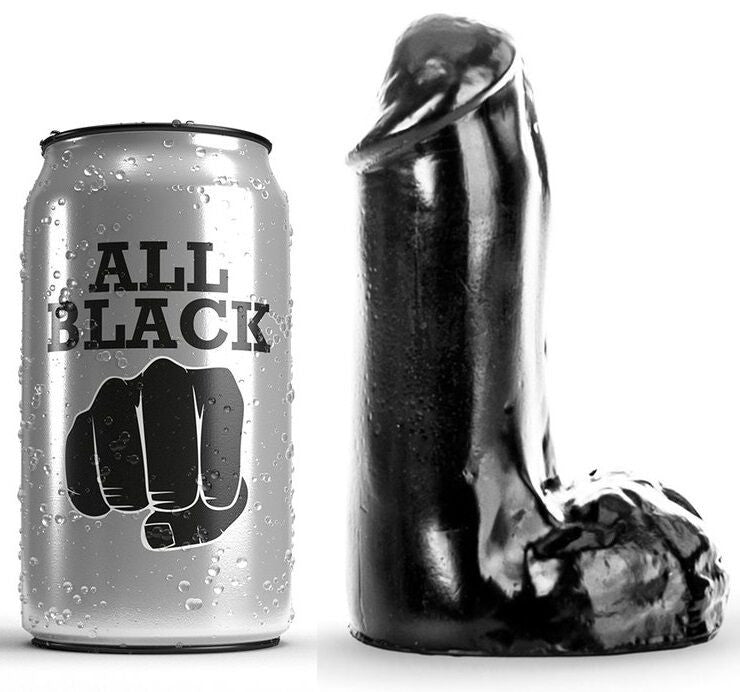 Ganz in Schwarz – 13 cm lebensechter Dildo