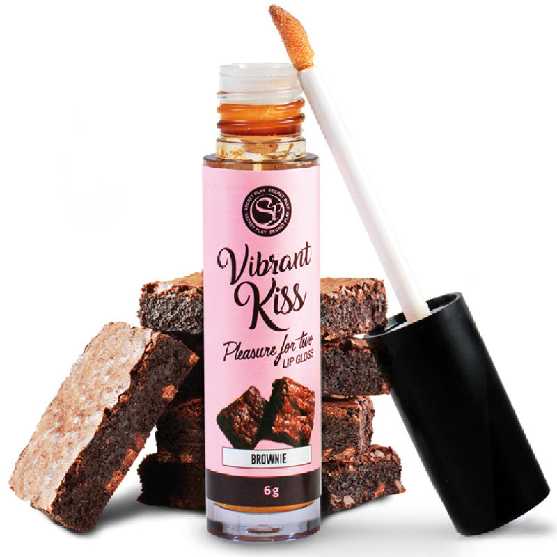 Vibrant Kiss Lip Gloss Brown Brownie