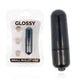 Glossy – Small Premium Vibrating Stimulator In Black