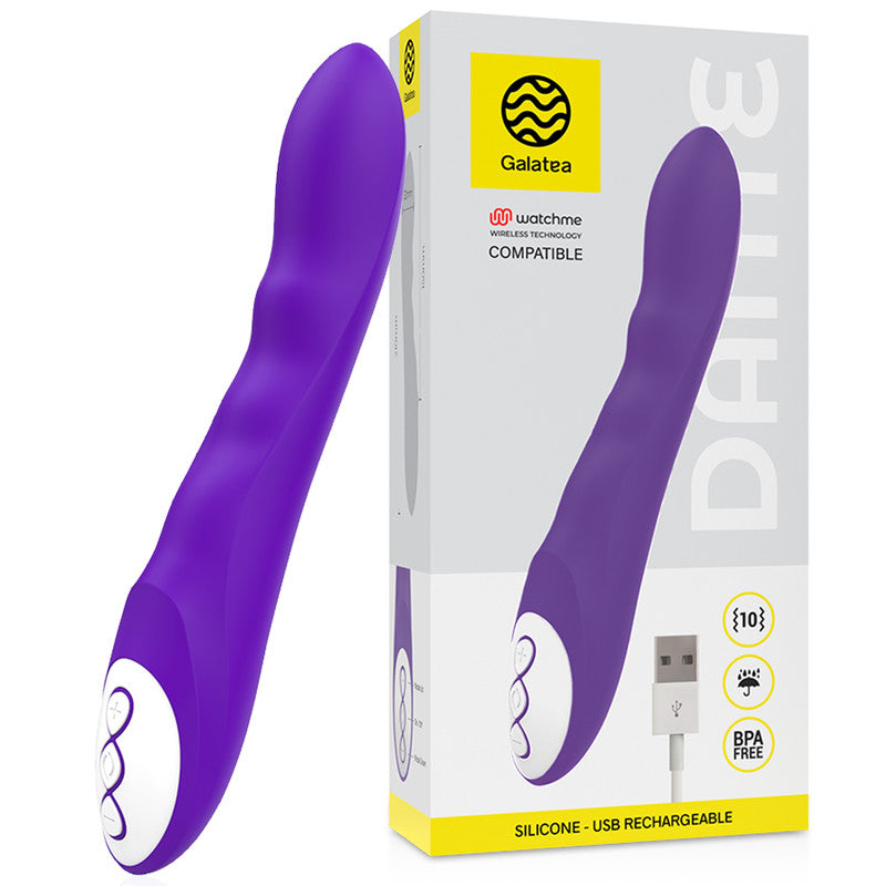 Galatea Dante Lilac – Waterproof Vibrator With Watchme Technology