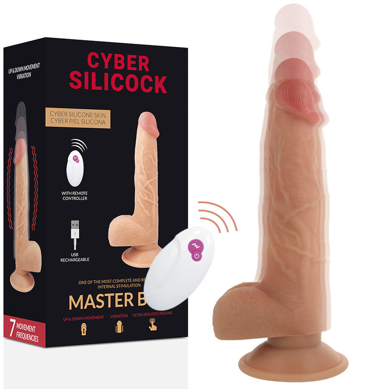 Cyber silicock – Remote Control Realistic Masturbator 23.8 Cm