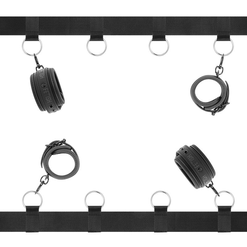 Fetish Submissive – Premium Bed Bondage Set With Neoprene Lining