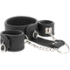 Fetish Submissive - Premium Vegan Leather Collar And Handcuffs