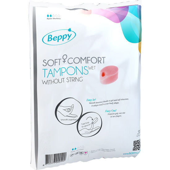 Beppy – Premium Wet Tampons 30 Pcs For Sensual Comfort