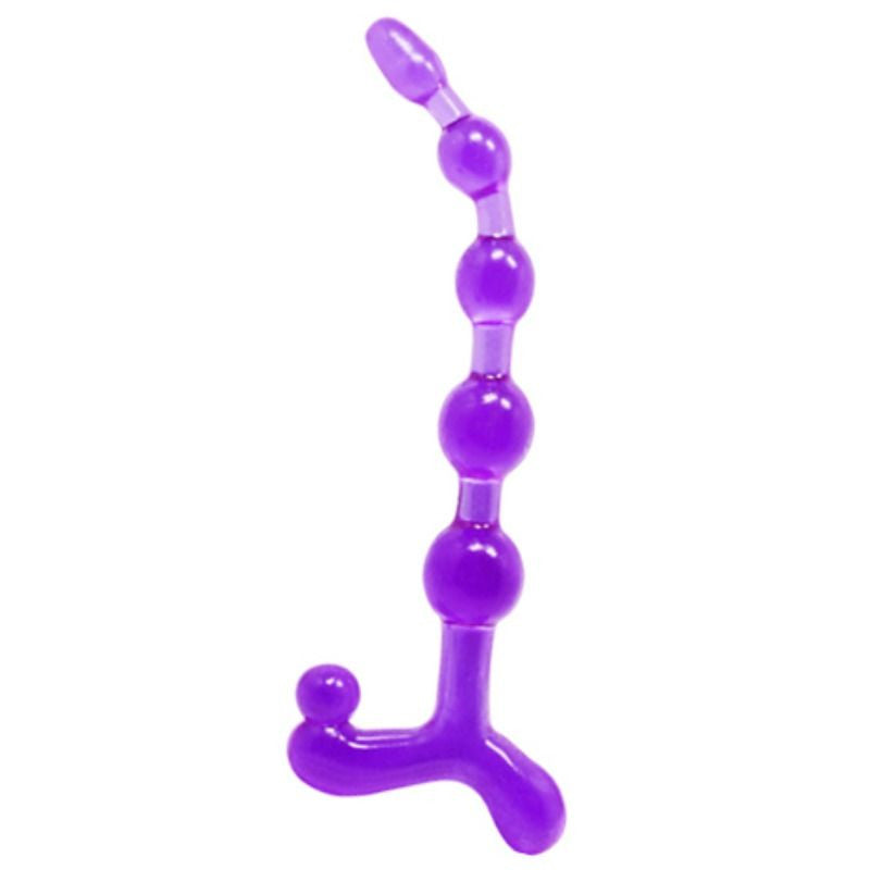 Baile - Flexible Purple Anal Beads