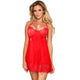 Subblime - Polka Dot Babydoll With Bow Red S/m