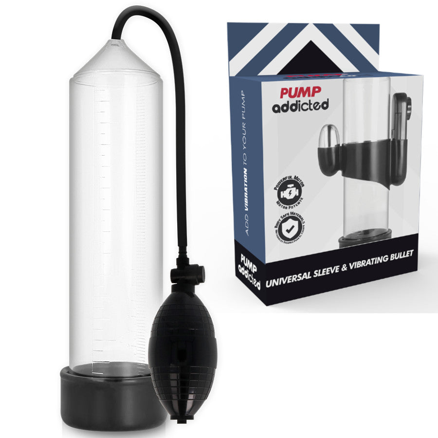 Pump Addicted – Transparent Premium Vibrator