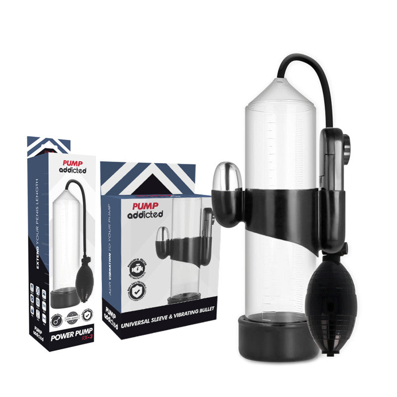Pump Addicted – Transparent Premium Vibrator