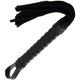 Darkness - Black Whip With Leather Handle