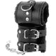 Darkness - Adjustable Leather Cuff With Soft Lining