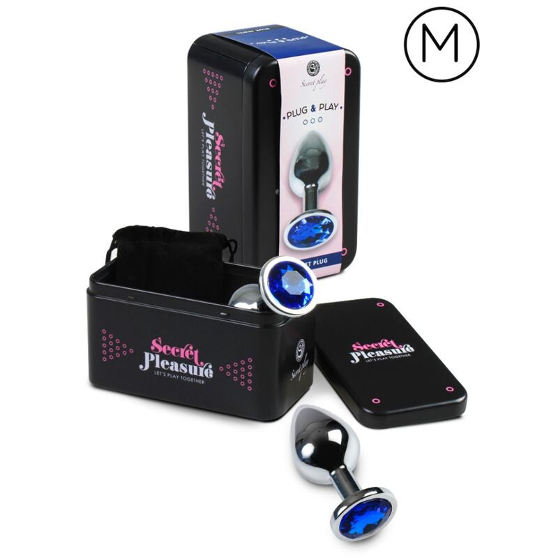 Secretplay - Premium Blue Anal Plug In Size M
