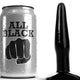 All Black - Premium Black Anal Plug 11 Cm