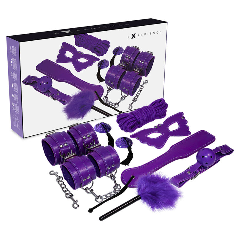 Experience – Bdsm Fetish Kit In Mouth-watering Purple Color