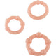 Seven Creations – Three-piece Leather Penis Ring Set