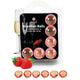 Secretplay - 6 Brazilian Balls In Strawberry Flavor With Cava