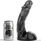All Black - 23 Cm Long Premium Massaging Dildo