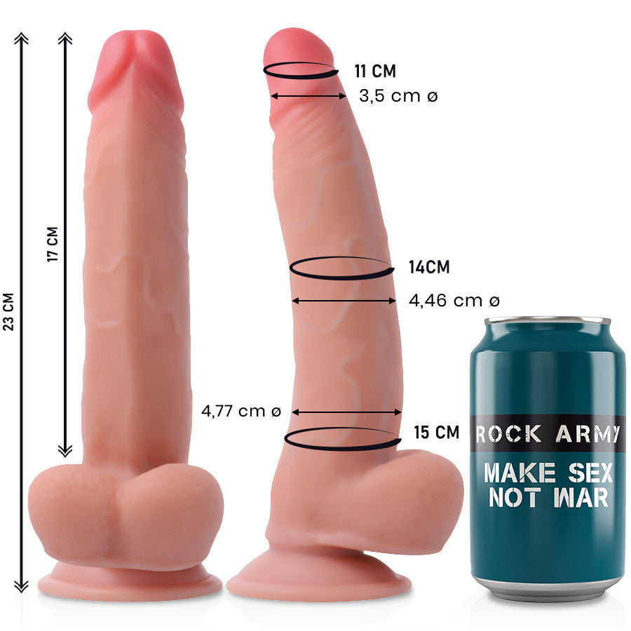Rockarmy - Premium Dual Density Vibrator 23 Cm Long
