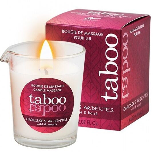 Ruf Taboo – Sensual Massage Candle For Men With Pine Scent