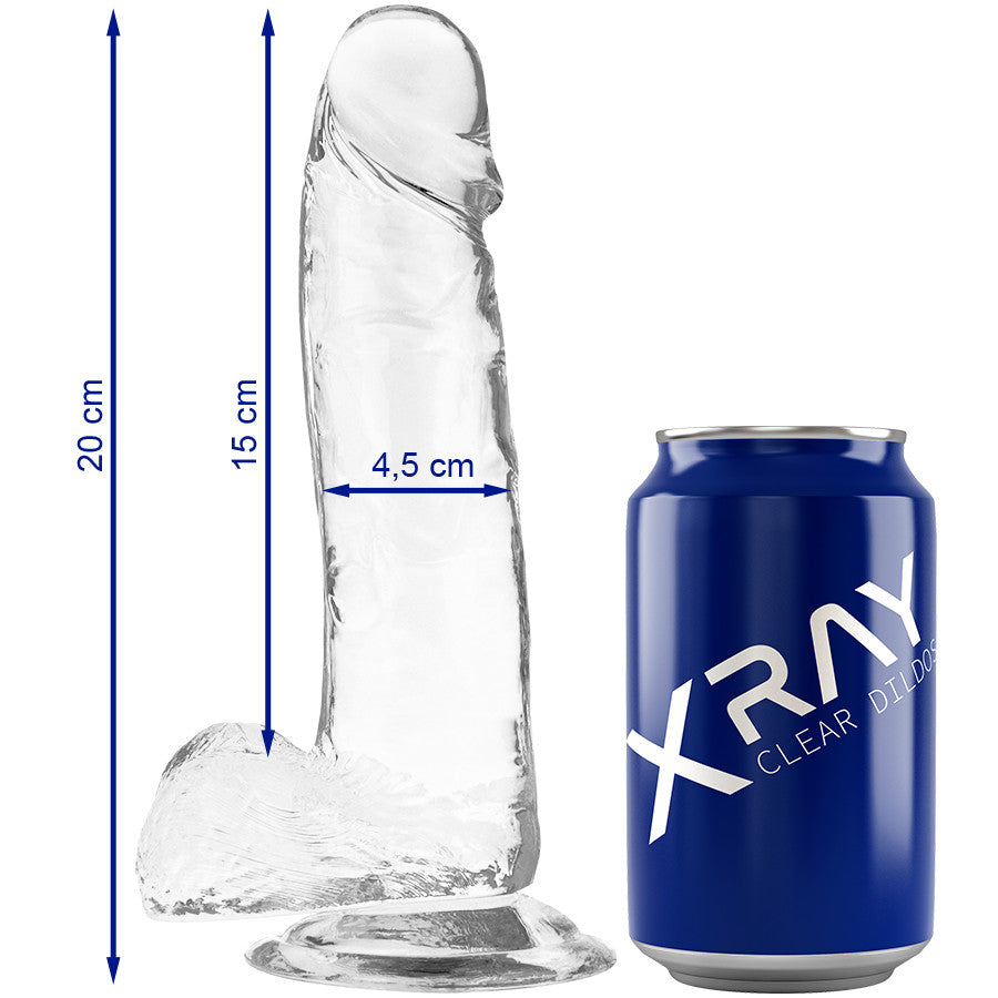 X Ray – Transparent Penis With Balls 20 Cm Long