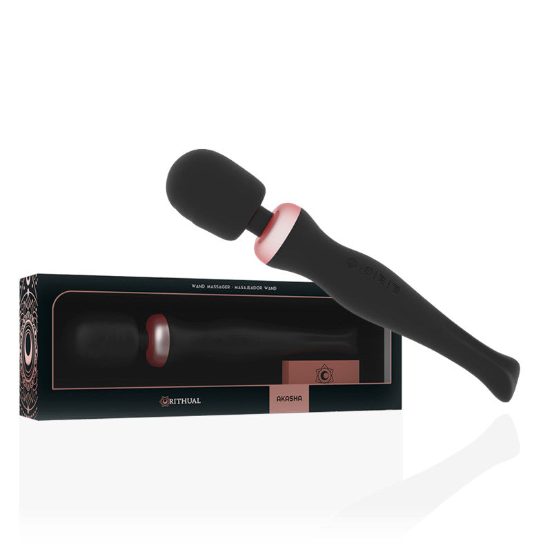 Rithual – Powerful Rechargeable Akasha Magic Wand Black
