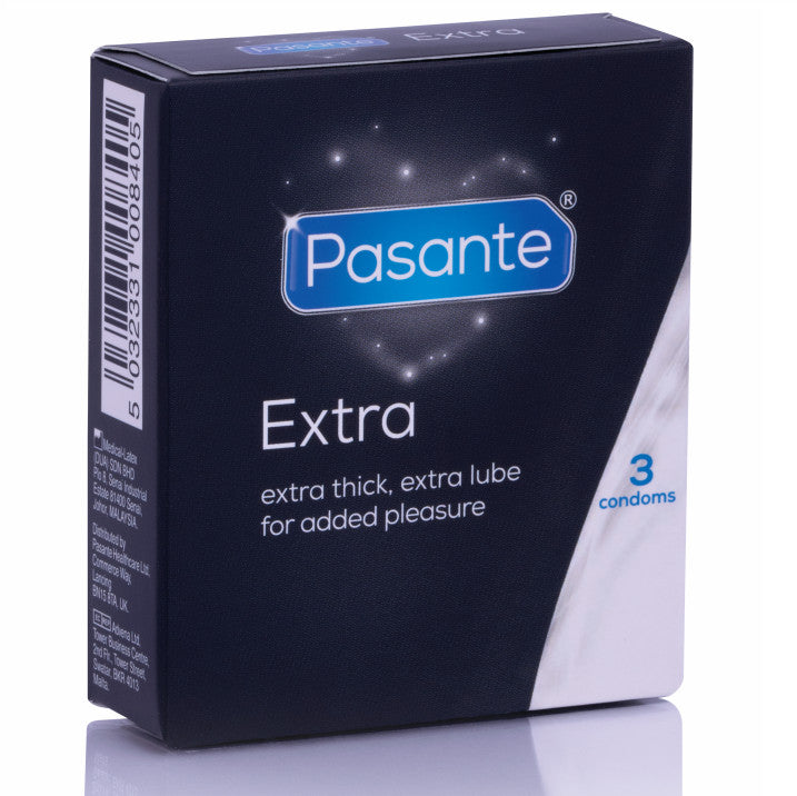 Pasante - Premium Extra Thick Condoms 3 Pcs.