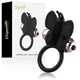 Coquette Chic Desire – Vibrating Butterfly Penis Ring Black/gold