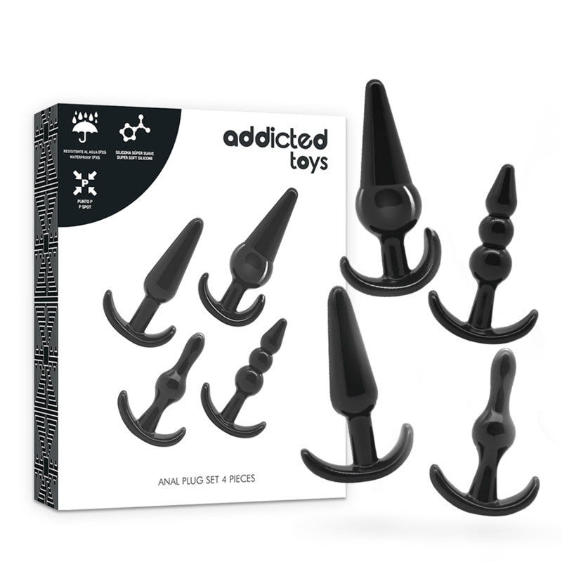 Addicted Toys – 4-piece Premium Anal Plug Set