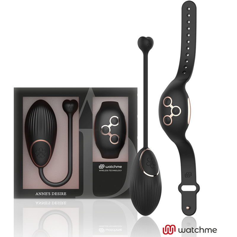 Anne's Desire – Remote Control Egg Vibrator Black/gold
