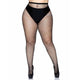 Leg Avenue – Plus Size Stockings With Sensual Herringbone Pattern