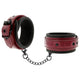 Fetish Submissive – Vegan Leather Handcuffs With Neoprene Lining