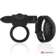 Black&silver - Remote Controlled Vibrating Cock Ring
