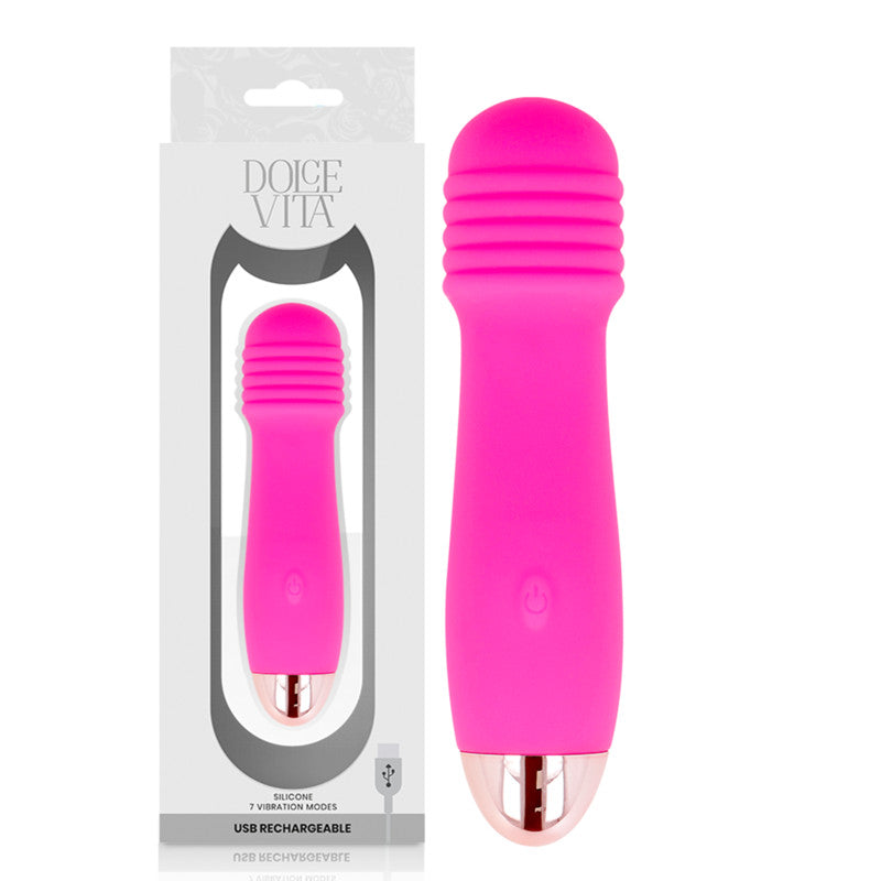 Dolce Vita – Rechargeable Vibrator 7 Speeds Pink
