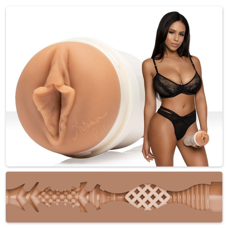 Fleshlight Autumn Falls Cream Texture Masturbator - Vagina