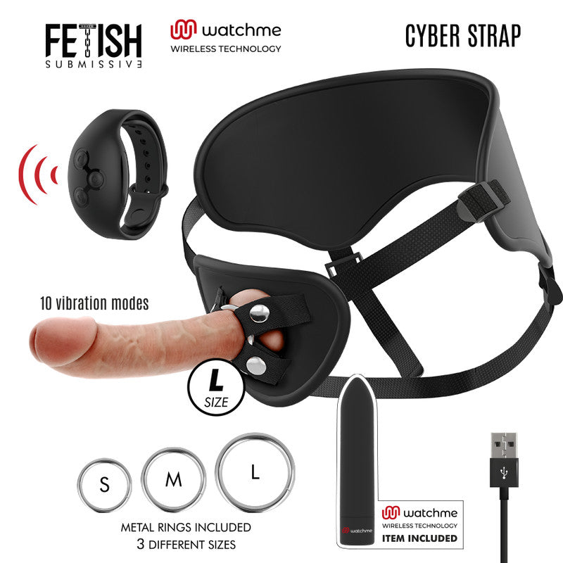 Watchme L – Premium Strap-on Dildo With Remote Control