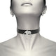 Coquette Chic Desire – Double Ring Vegan Leather Choker