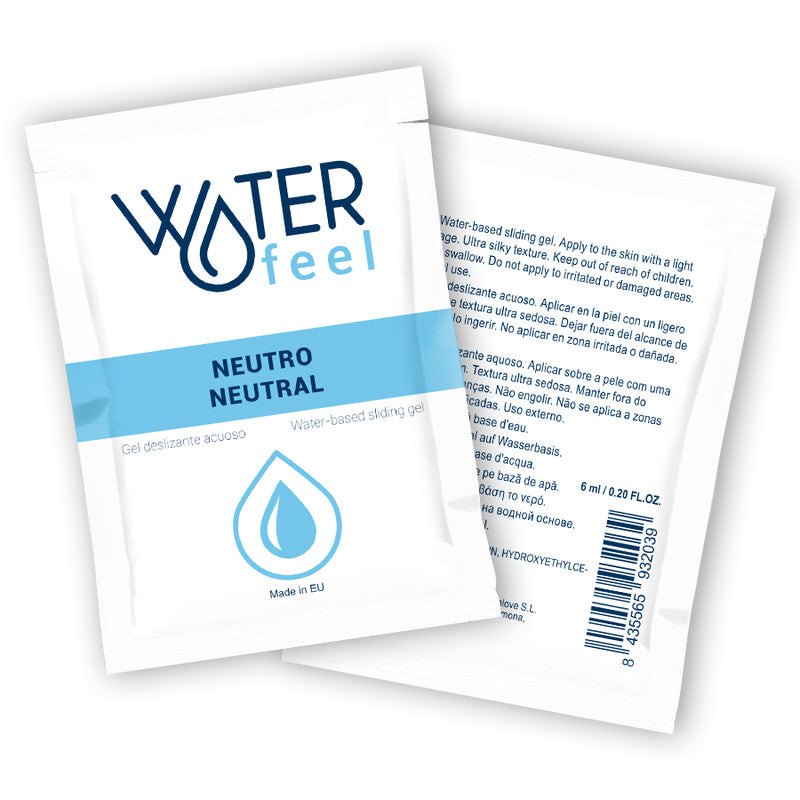 Waterfeel – Neutral Water-based Lubricating Gel 6 Ml