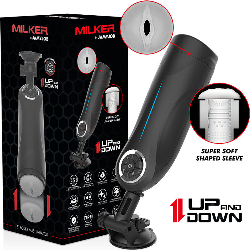 Jamyjob – Lubricating Masturbator With Up-down Function