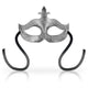 Ohmama - Stylish Mask With Silver Floral Pattern