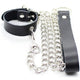 Ohmama Fetish – Leather Strap With Metal Chain And Penis Necklace