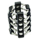 Ohmama Fetish – Metal Ring Penis Cage With Leather Straps